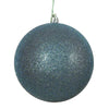 Vickerman N590762DG 2.75" Sea Blue Glitter Ball Ornament 12 Per Bag