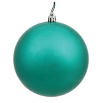 Vickerman N591244DCV 4.75" Sea Foam Candy Ball Ornament 4 Per Bag