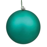 Vickerman N591044DMV 4" Sea Foam Matte Ball Ornament 6 Per Bag