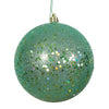 Vickerman N593044DQ 12" Seafoam Sequin Ball Ornament