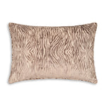 Nala Geometric Velvet Pillow 20" X 14" Jacquard Lumbar Decorative Cushion Modern Style By Cloud9