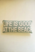 Coastal Hand-Hooked Beach Accent Pillow – 32"Tall by Kalalou