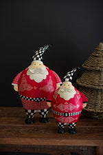 Rustic Christmas Santa Figurines 14.5" – Set of 2 by Kalalou