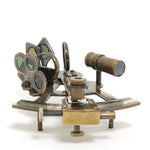 Nautical Sextant 2.5" – Antique Brass Finish – Functional Replica with Rosewood Box By Old Modern Handicrafts
