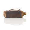 Square Handheld Telescope – Brass with Leather Overlay – Nautical Decor 16 Inch
