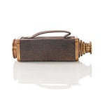 Square Handheld Telescope – Brass with Leather Overlay – Nautical Decor 16 Inch By Old Modern Handicrafts