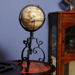 Nautical Globe – 22.5in Height – Metal Rings with Dark Tristand Base By Old Modern Handicrafts