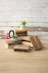 Kalalou Repurposed Wooden Riser – 8"H Distressed Display Stand