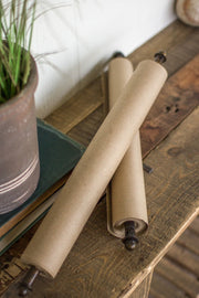 16-Inch Hanging Note Roll Refills – Kraft Paper Twin Pack By Kalalou