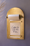 Magnetic Note Roll in Antique Brass Finish – Kalalou Wall Decor