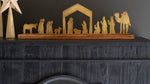 Kalalou Brass Nativity Scene – Rustic Holiday Mantel Décor