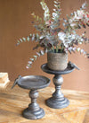Set of 2 Wooden Display Stands – Bird Detail Rustic Home & Tabletop Decor by Kalalou