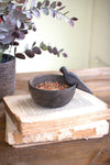 Wooden Bowl with Bird Detail – Handcrafted by Kalalou