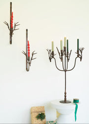 Forged Iron Deer Candleholder – 29