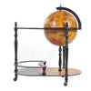 Vintage Globe Bar Trolley – 16.5" Hidden Mini Bar on Wheels