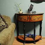 Vintage Console Cabinet – Wood & MDF – 33