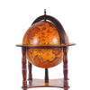 Hidden Chess Set in Red Globe – 13" Decorative Game Table Accent