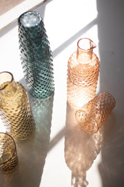 Decorative Bubble Glass Bedside Carafe Set – Trio by Kalalou