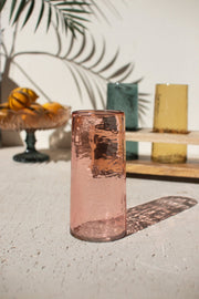 Kalalou Cocktail Glass & Wooden Tray Entertaining Set