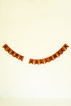 Happy Halloween Felt Garland 93"L for Walls or Mantels