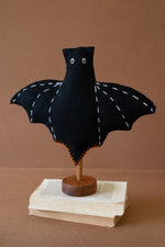 Felt Halloween Bat on Base – 9.5" Tall Standing Decor by Kalalou