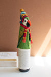 Felt Parrot Bottle Topper by Kalalou