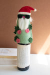 Felt Santa Bottle Topper by Kalalou