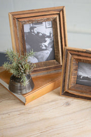 Handmade Recycled Wood Frames – Set of 2 – 12