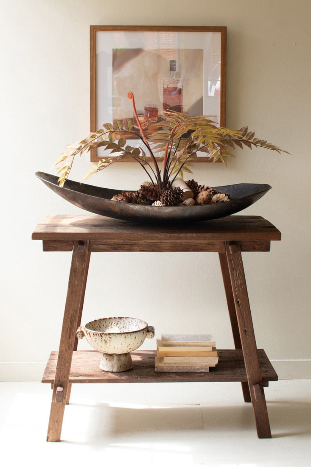 Kalalou Oval Iron Bowl