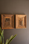 Kalalou Repurposed Wood Carved Wall Panels Set of 2