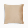Noah Velvet Pillow 24" X 24" Solid Decorative Cushion with Metallic Cord Trim Modern Glam Style By Cloud9