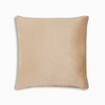Noah Velvet Pillow 24" X 24" Solid Decorative Cushion with Metallic Cord Trim Modern Glam Style By Cloud9