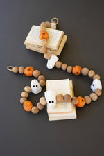 Halloween Garland with Pumpkins and Ghosts – 72” Long by Kalalou
