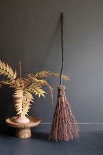 Witch Broom Prop – 56" Long Decorative Accent, Set of 6 by Kalalou