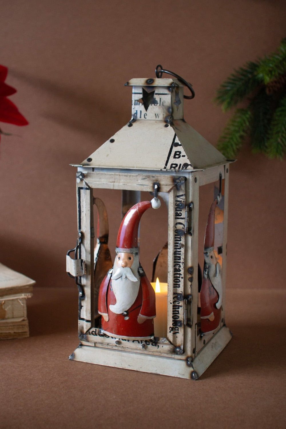 Kalalou Recycled Iron Lantern