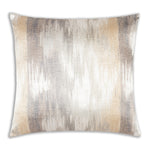 Opal Grey & Gold Pillow 22"W x 22"L Polyester Jacquard Painted Accent Cushion By Cloud9