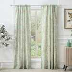 Greenland Home Fashions Olivia Panel Pair Window Curtains with Floral and Butterfly Print 42x84 Inche