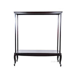 Display Case for XL Ship Models – 75" Height Hardwood Frame – No Glass Mahogany Finish By Old Modern Handicrafts