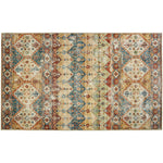 Homefires Marrakesh Indoor Rug 3' x 5' – Global Medallion Pattern in Earth Tones, Flatwoven for Living Room or Entryway