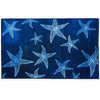 Coastal Blue Starfish Indoor Accent Rug – 20" x 30"