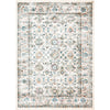 Classic Blue & Beige 5'x7' Indoor Rug for Living Room
