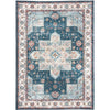 Classic Border Rug for Entryways – 5' x 7' Homefires Keshan with Antique-Inspired Design