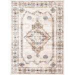 Homefires Bidjar Rug 5' x 7' – Persian-Inspired Rectangle Area Rug with Medallion Design