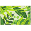 Green Botanical Entry Rug – Homefires Jungle Vines Doormat for Porch or Patio