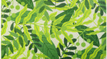 Indoor Outdoor Jungle Rug – Homefires 3x5 Jungle Vines Flatweave with Tropical Leaves