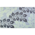Homefires Serenity Garden Rectangle Rug – 3' x 5' Indoor/Outdoor Floral Design in Soft-Toned, Hand-Hooked Polyester