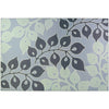 Homefires 5x7 Serenity Garden Rug – Washable Indoor Outdoor Botanical Area Mat