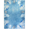 Homefires Coastal Starfish and White Coral 5' x 7' Rug for Living Room