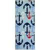 Homefires Coastal Charm Runner Rug, 20" x 54" – Soft Microfiber, Machine Washable