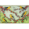 Olivia’s Home Goldfinches Doormat – Artistic Bird Accent Rug, Ideal for Indoor Entryways, 22" x 32"